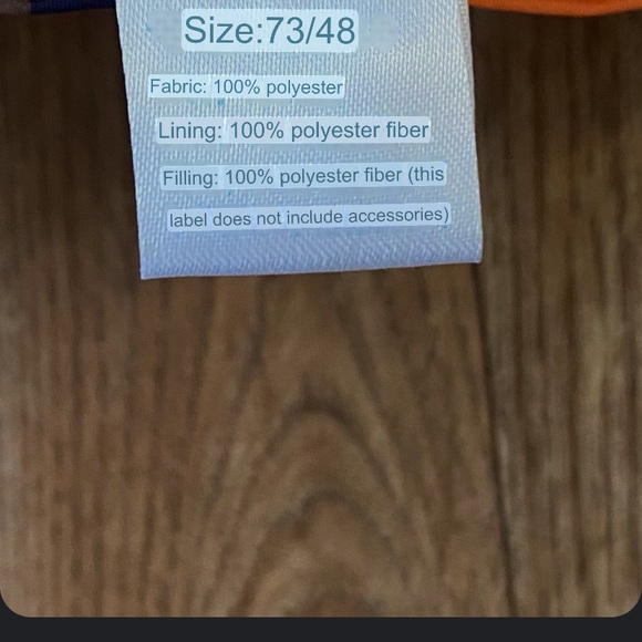 New Infant Snowsuit Coverall Blue Orange Camouflage 9 months NWOT - Picture 15 of 16